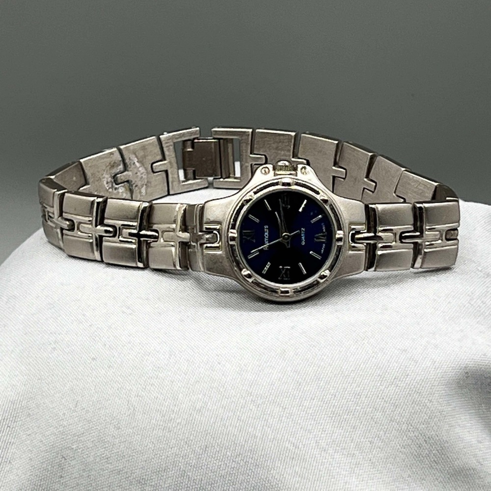 Rumours Women Watch Silver‎ Stainless Steel Blue Battery Quartz
